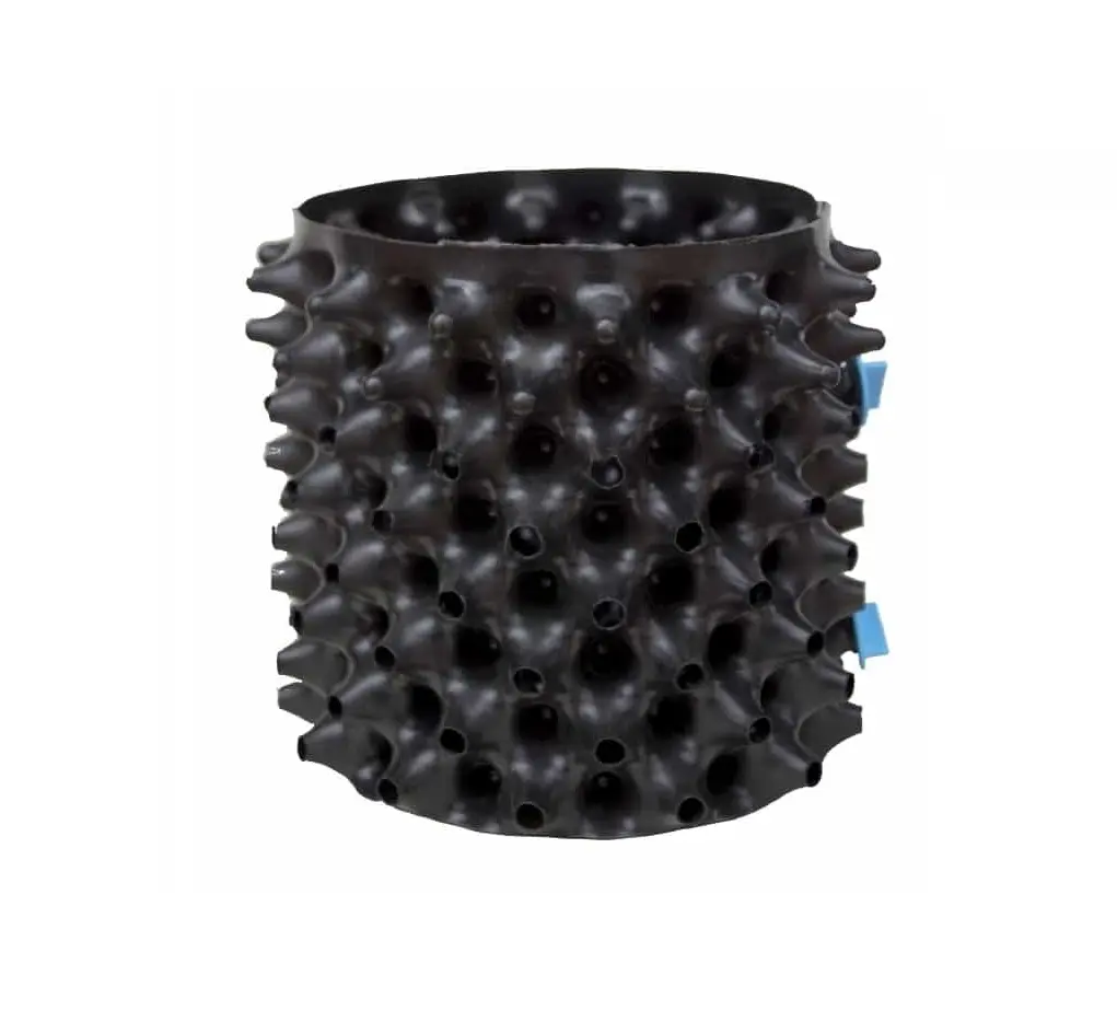 [F1690] Air Pot - Black -  15*20 Cm ('0.8Mm 15X20Cm With Base And Screw)