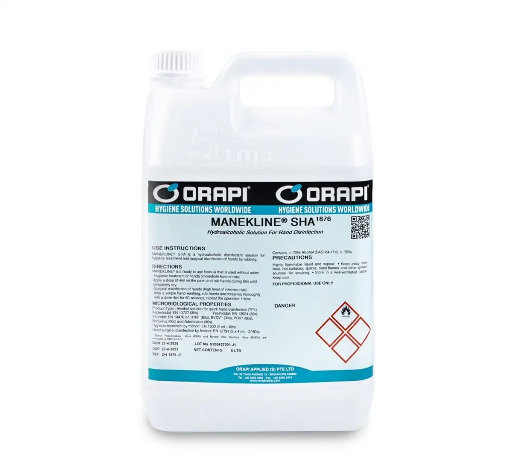 Manekline Antiseptic Gel-5L 