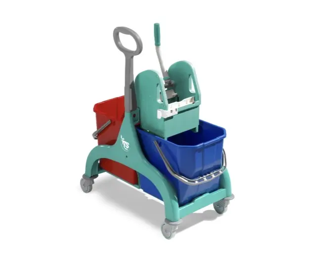 [6183] Double Nick Tec With Lateral Handle - Green Frameand  Wringer