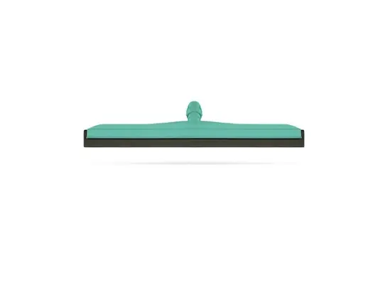 [8631] Floor Squeegee With Double Black Blade -Green - 45 Cm