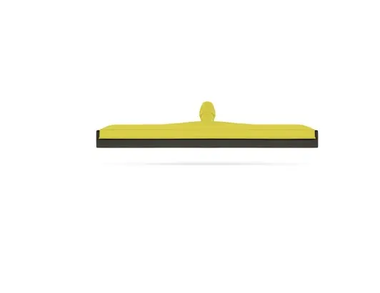 [8676] Floor Squeegee With Double Black Blade - Yellow -45 Cm