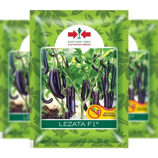[F1313] East West Long Eggplant Lezata (400 Seeds)