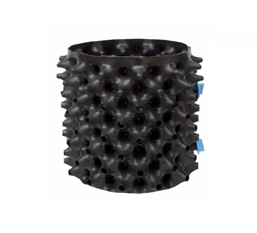 [F1690] Air Pot - Black -  15*20 Cm ('0.8Mm 15X20Cm With Base And Screw)