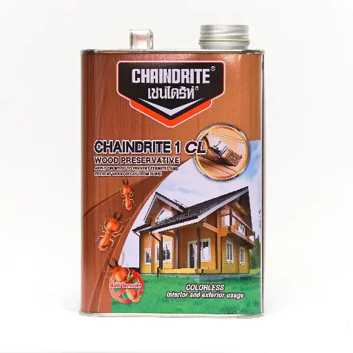 [P1290] Chaindrite 1 Wood Preservative 5 Ltr - Colorless