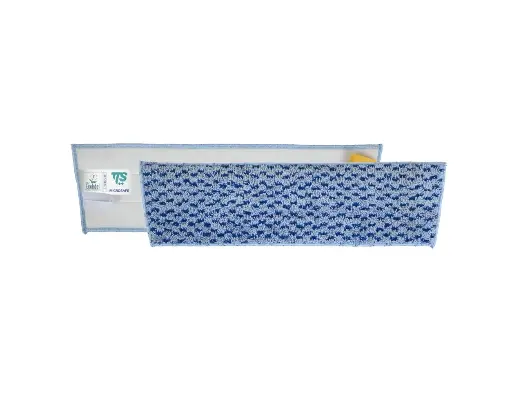 [00000714] Microsafe Falt Mop With Strap Tape System 60Cm - Blue 